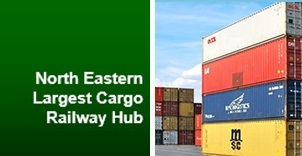 North Eastern Largest Cargo Railway Hub
